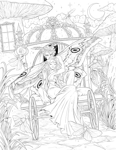 Mythogothica: Rose and Stone: A Romantasy Coloring Book by Fabiana Attanasio