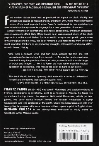 Black Skin, White Masks by Frantz Fanon