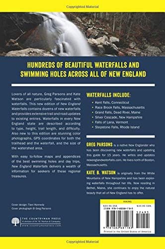 New England Waterfalls: A Guide to More than 500 Cascades and Waterfalls by Greg Parsons