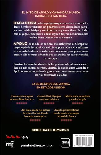 Dioses ardientes: Reinterpretación de Apolo y Casandra / Radiant Sin (Dark Olympus, 4) (Spanish Edition) by Katee Robert