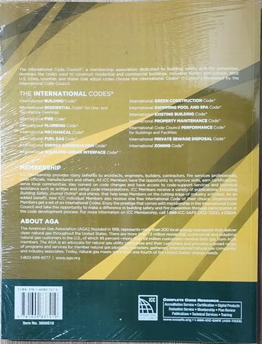IFGC 2018 (International Fuel Gas Code) by International Code Council