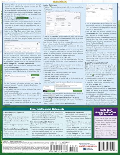 Quickbooks: a QuickStudy Laminated Reference Guide (Quickstudy Reference Guide) by Michele Cagan