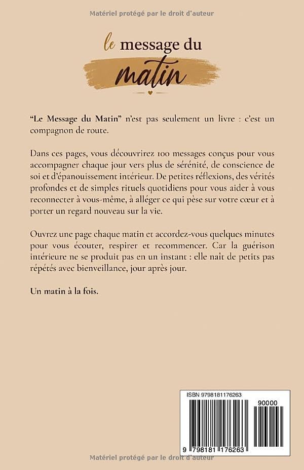 Le Message du Matin: Petits Rituels de Lumière pour Guérir le Cœur et Revenir à Soi (French Edition) by Nora Vaelle
