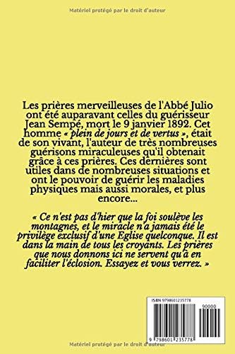 Prières Merveilleuses - Pour la Guérison de toutes les Maladies Physiques et Morales (French Edition) by Abbé Julio