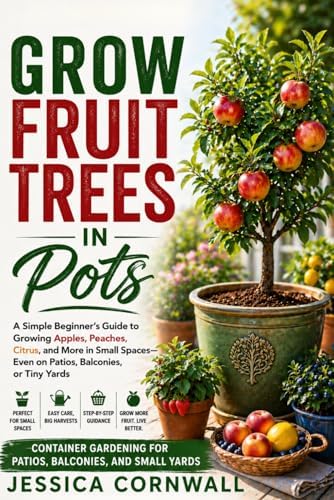 Grow Fruit Trees in Pots: The Beginner’s Guide to Growing Apples, Citrus, Figs, and More in Containers — Even in Small Spaces Like Patios, Balconies, and Tiny Yards (Grow Food Anywhere Series) by Jessica Cornwall