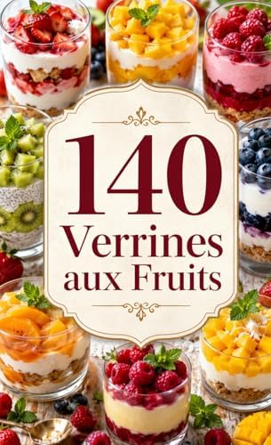 140 Verrines aux Fruits: Des desserts fruités élégants, parfaits pour les occasions spéciales, les repas en famille, et les amateurs de cuisine saine ... de Cuisiner Simplement) (French Edition) by Laurent Desmazeau