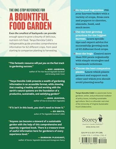 The Backyard Homestead Guide to Growing Organic Food: A Crop-by-Crop Reference for 62 Vegetables, Fruits, Nuts, and Herbs by Tanya Denckla Cobb