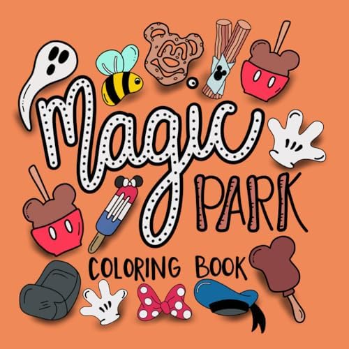 Magical Park Coloring Book: Simple And Bold Designs For Children and Adults by Jessica Oatman