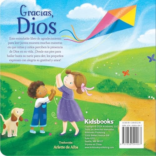 Gracias, Dios (Spanish Edition) - Un Libro Entrañable de Gratitud para Niñas y Niños (Tender Moments) by Sarah Bradshaw