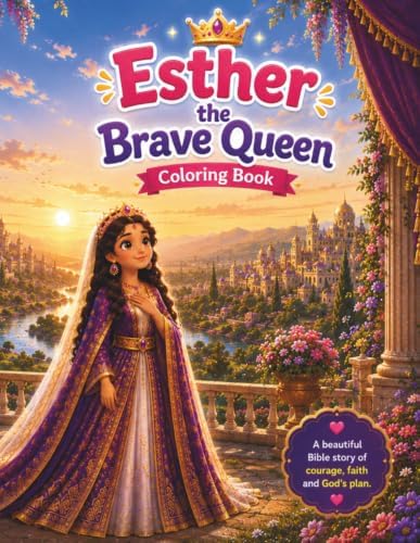 Esther the Brave Queen Coloring Book by Ares Books
