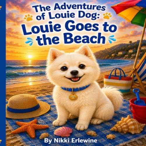 The Adventures of Louie Dog: Louie Goes to the Beach by Nikki Erlewine