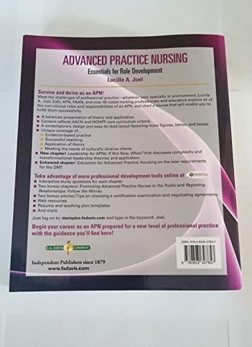 Advanced Practice Nursing: Essentials of Role Development by Lucille A. Joel EdD APN FAAN
