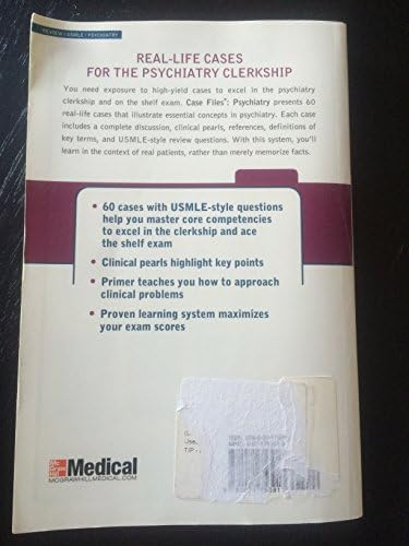 Case Files Psychiatry, Fourth Edition (LANGE Case Files) by Eugene Toy