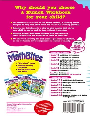 Kumon MathBites: Grade 3 Multiplication & Division -Bite-Sized Practice to Build Skills & Confidence by Kumon Publishing