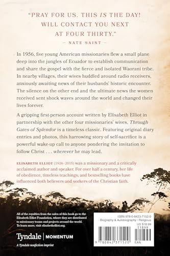 Through Gates of Splendor by Elisabeth Elliot