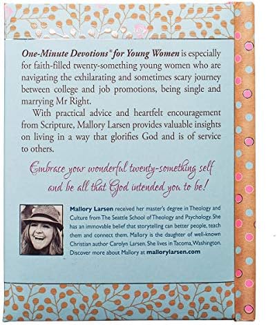 One-Minute Devotions for Young Women by Mallory Larsen