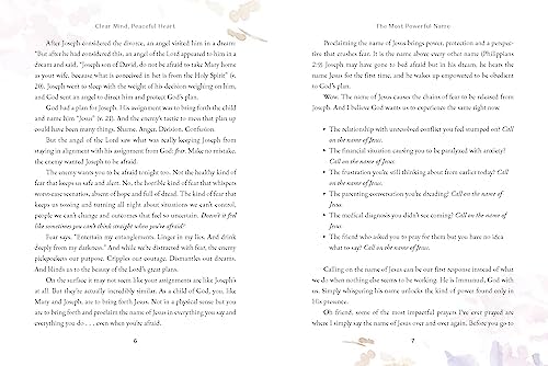 Clear Mind, Peaceful Heart: 50 Devotions for Sleeping Well in a World Full of Worry (A 50-Day Devotional) by Lysa TerKeurst