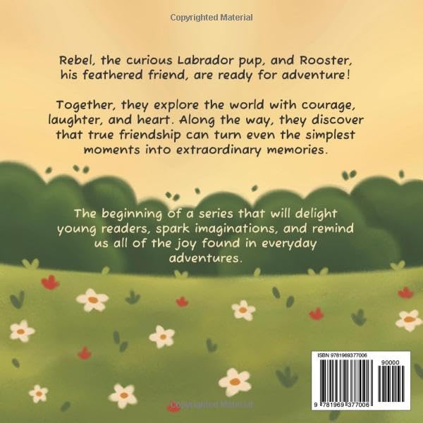 Rebel and The Rooster: A First Friendship Story for Toddlers and Preschoolers (The Adventures of Rebel & The Rooster) by Lou Basenese Jr