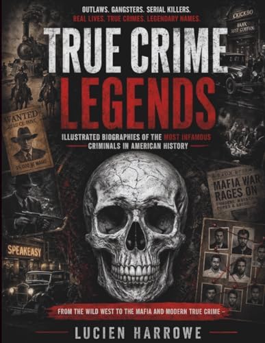 True Crime Legends: Outlaws, Gangsters and Serial Killers: Illustrated Biographies of the Most Infamous Criminals in American History – From the Wild West to the Mafia and Modern True Crime by Lucien Harrowe