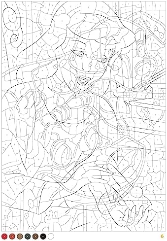 Coloriages mystères Disney - Portraits (trompe l'oeil) by Christophe-Alexis Perez