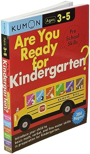 Kumon Are You Ready for Kindergarten Preschool Skills (Big Preschool Workbook), Ages 3-5, 384 pages (Arkw) by Kumon Publishing North America