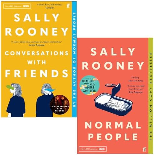 Sally Rooney 2 Books Collection Set (Conversations with Friends & Normal People) by Sally Rooney