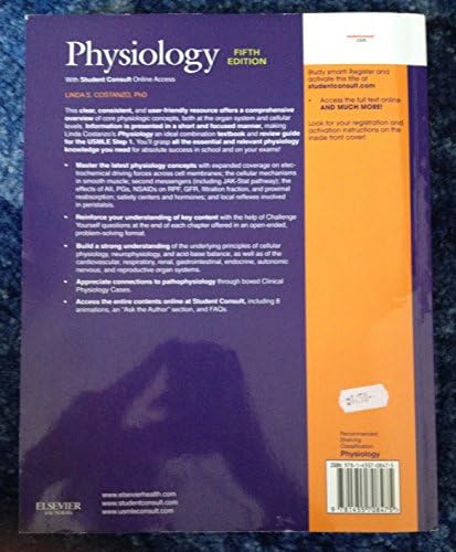 Physiology: with STUDENT CONSULT Online Access (Costanzo Physiology) by Linda S. Costanzo PhD