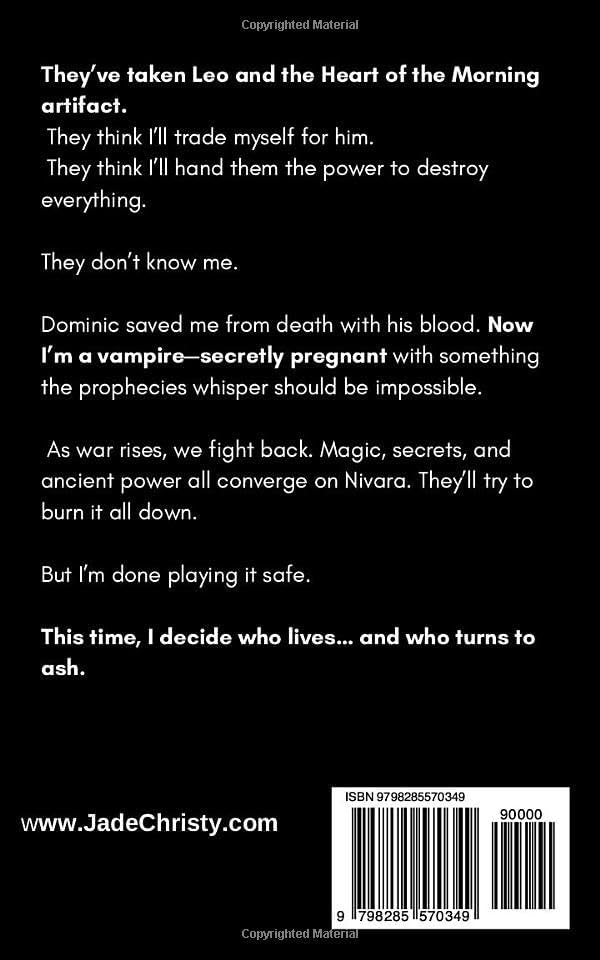 The Bloodlight Legacy: A Vampire Romantasy (The Bloodlight Lumière Series) by Jade Christy