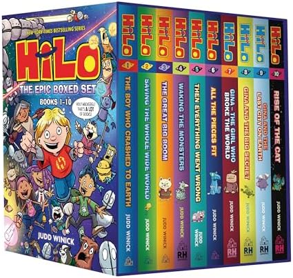 Hilo: The Epic Boxed Set (Books 1-10): (A Graphic Novel Boxed Set) by Judd Winick