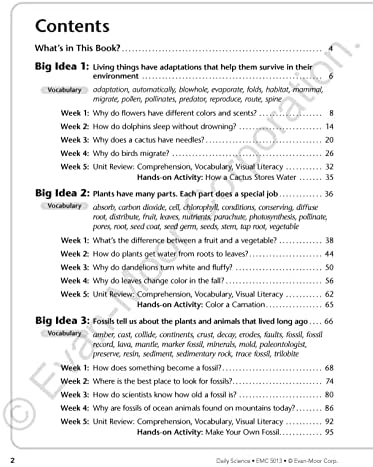 Evan-Moor Daily Science, Grade 3 Homeschooling and Classroom Resource Workbook, Printable Worksheets, Teaching Edition, Earth, Life, and Physical Science, Vocabulary, Test Prep, Hands-On Projects by Evan-Moor Educational Publishers