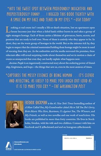 Anxious People: A Novel by Fredrik Backman