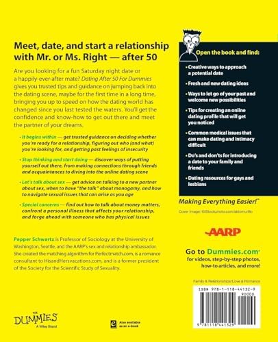 Dating After 50 For Dummies by Pepper Schwartz
