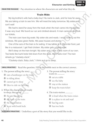 Evan-Moor Daily Reading Comprehension, Grade 2 Student Workbook by Evan-Moor Educational Publishers