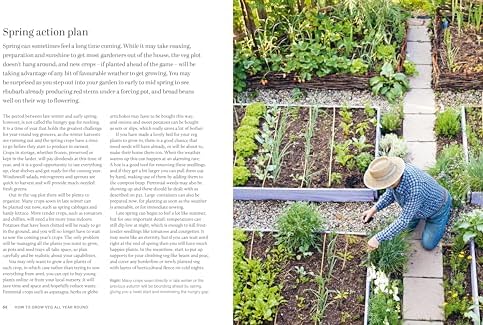 RHS Grow Your Own Veg Through The Year: 365 Days of Homegrown Vegetables & Herbs by Royal Horticultural Society