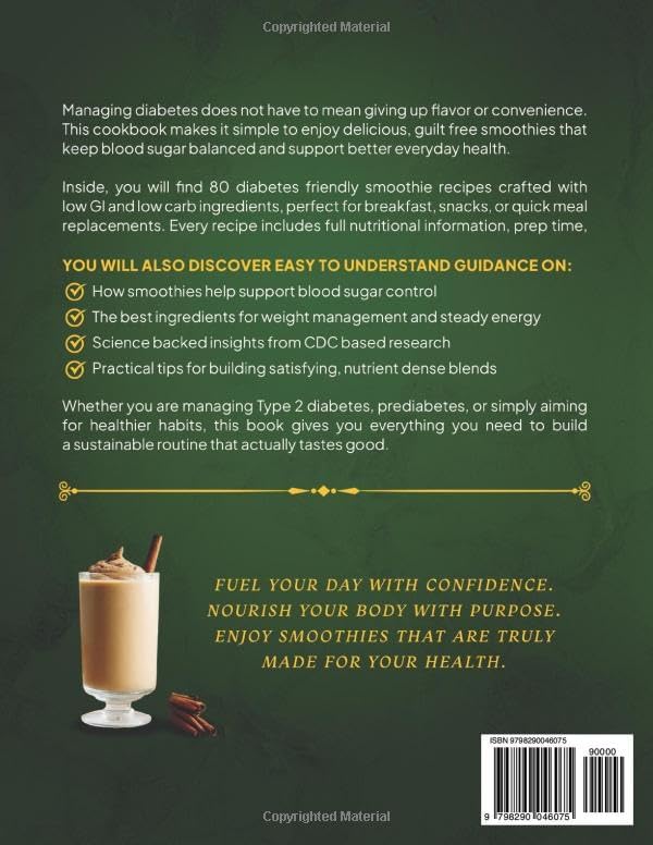 Diabetic Smoothies Cookbook For Beginners: The Complete - Low GI, Low Carb & Low - Fat Guide To Balance Blood Sugar - Manage Pre-Diabetes & Type 2 ... Meal Plan (The Better Path Diabetic Series) by Better Path Books
