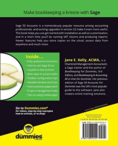 Sage 50 Accounts For Dummies, UK Edition by Jane E. Kelly