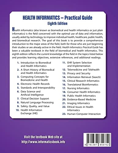 Health Informatics: Practical Guide, 8th Edition by William Hersh