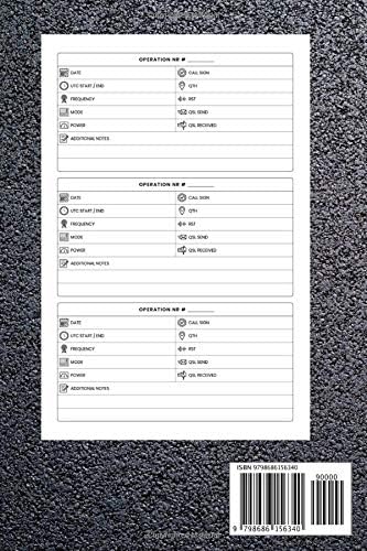 Amateur ham radio station logbook: Logbook for amateur radio operators|Amateur radio operator station log book |ham radio gifts for men|ham radio log ... notebook|gifts for ham radio operators by Prudence Madron