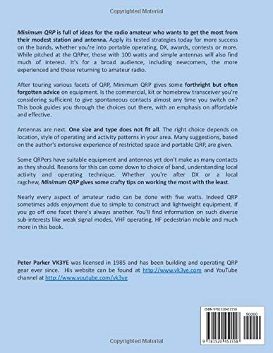 Minimum QRP: Doing more with under five watt amateur radio by Peter Parker