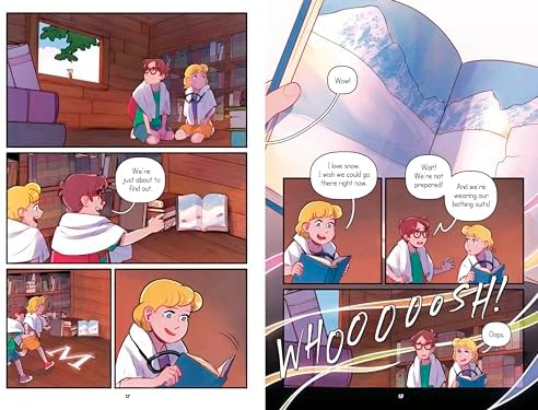 Sunset of the Sabertooth Graphic Novel (Magic Tree House Graphic Novels) by Mary Pope Osborne