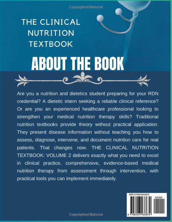 THE CLINICAL NUTRITION TEXTBOOK: Evidence-Based Medical Nutrition Therapy from Assessment to Intervention for Healthcare Professionals - Volume 2 by SOUND PUBLISHING
