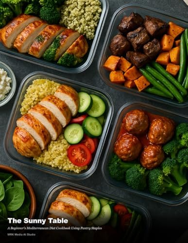The Effortless Mediterranean Table: Simple Everyday Recipes Using Pantry Staples by MRK Media AI Studio
