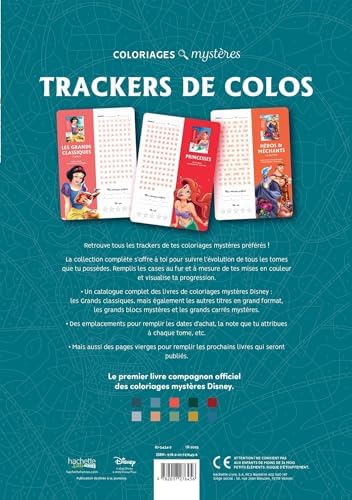 Livre compagnon - Les trackers de coloriages mystères Disney by Collectif Disney