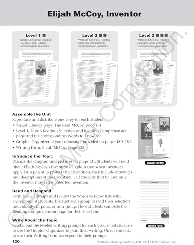 Evan-Moor Non-Fiction Reading Practice, Grade 4 by Evan-Moor Educational Publishers