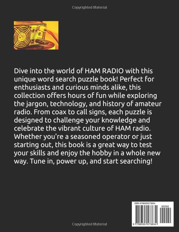 HAM RADIO WORD SEARCH PUZZLE BOOK by Richard Aikman