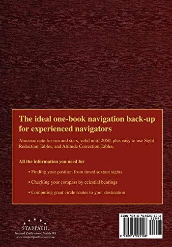 Long Term Almanac 2000-2050: For the Sun and Selected Stars with Concise Sight Reduction Tables, 2nd Edition by Geoffrey Kolbe