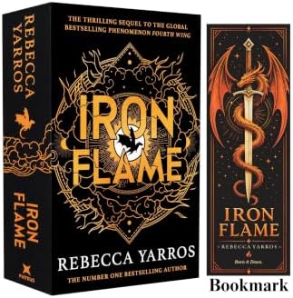 Empyrean Series 3-Book Collection Set by Rebecca Yarros (Fourth Wing, Iron Flame & Onyx Storm) with Bookmark by Rebecca Yarros