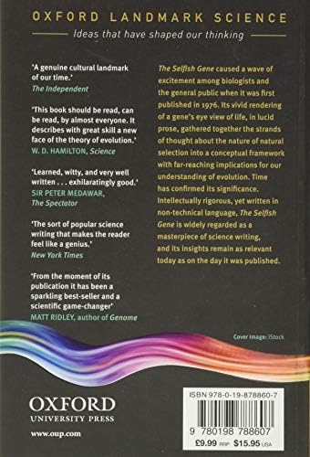 The Selfish Gene: 40th Anniversary Edition (Oxford Landmark Science) by Richard Dawkins
