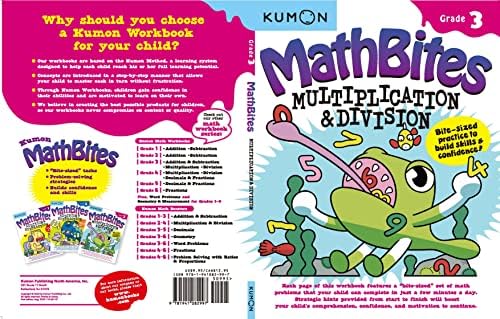 Kumon MathBites: Grade 3 Multiplication & Division -Bite-Sized Practice to Build Skills & Confidence by Kumon Publishing