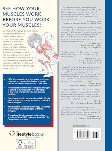 New Anatomy for Strength & Fitness Training: An Illustrated Guide to Your Muscles in Action Including Exercises Used in CrossFit (R), P90X (R), and Other Popular Fitness Programs (IMM Lifestyle Books) by Mark Vella